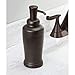 iDesign 93780 Kent Plastic Liquid Soap Pump and Lotion Dispenser for Kitchen, Bathroom, Sink, Vanity, 3.46