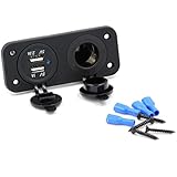 HZY Dual USB Car Cigarette Lighter Socket Splitter 12V Charger Power Adapter Outlet