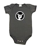 Rocker Baby Hand Sign Baby Bodysuit