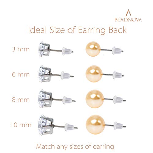 3 BEADNOVA+Rubber+Earring+Earrings+1000pcs