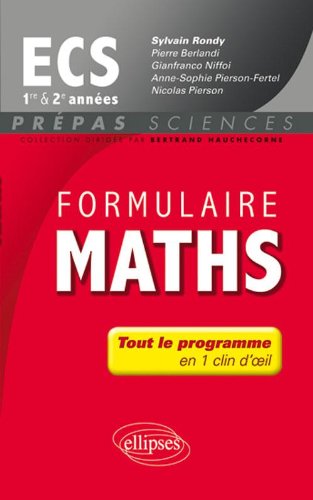 Formulaire maths