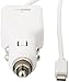 Amazon Basics HL-007785 Micro USB Universal Car Charger for Android - Coiled Cable - White