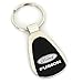 Ford Fusion Black Tear Drop Metal Key Ring
