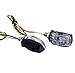 Welcomeuni 2X 6LED Motorcycle Mini Amber Turn Signal Lights Blinker Indicator