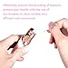 Facial Hair Remover Replacement Heads (Rose Gold) for Electric or Battery Hair Remover, Good Finishing and Well Touch for Lip,Chin,Cheeks and Sideburns As Seen On TV 18K Gold-Plated 2 Counts