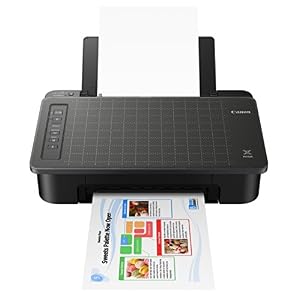 Canon TS302 Wireless Inkjet Printer, Black, Works with Alexa