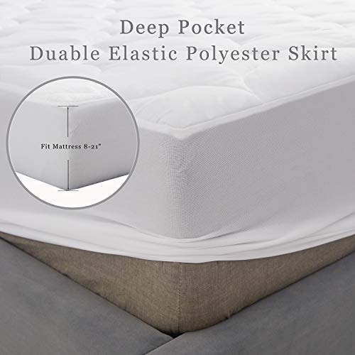 Ubauba Queen Mattress Pad - Down Alternative Mattress Protector Quilted Fitted Sheet Mattress Cover - Queen / 60x80