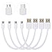 InkoTimes Micro USB Cable Short 8 Inch USB 2.0 A-Male to Micro B Charge and Sync Cable (4 Pack) (White)