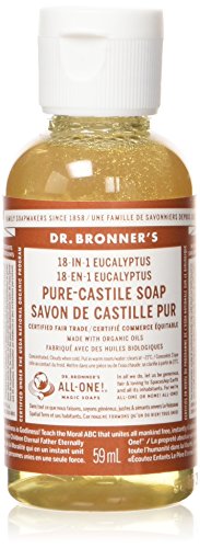Dr. Bronner's Organic Castile Liquid Soap Liquid, Eucalyptus, 2 Ounce