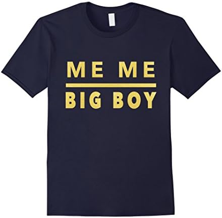 Men's me me big boy Tee shirt Large Navy