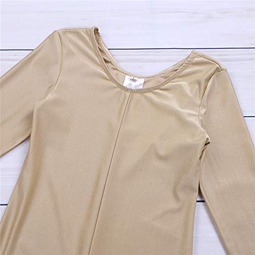 HeroStore Ballet Gymnastics Unitard Girls Long Sleeve Full Body Leotard Dance Catsuit Bodysuit Lycra Dancewear Skin Tight for Girl