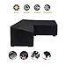 Linkool Upgrade Patio Furniture Sectional Couch Covers,Outdoor Waterproof L Shaped,Right Facing All Weather Protection