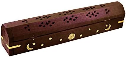 1 Celestial Coffin Incense Burner - Violet - 12" by Burnies