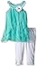 Nannette Girls' 2 Piece Legging Set with Circular Ruffled Top