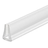 uxcell U Channel Edge Trim, 4.9ft Length Rubber