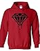 Diamond Black Hoodie Dripping Melting Bleeding Logo Hooded Sweatshirts
