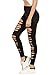 SweatyRocks Women's Cutout Leggings Ripped Skinny Yoga Workout Pants Active Tights