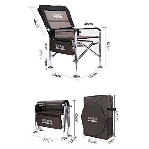 Yhkqs-kqs Chaise De Bras, Chaises De Plongée Portatives De Camping En Plein Air Chaises De Plage Tabouret De Pêche Pour…