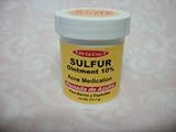 SULFUR OINTMENT 10 % POWERFUL ACNE MDICATION 2.6 OZ.