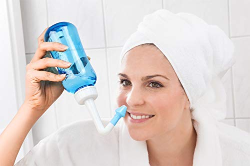 Maoever Neti Pot Sinus Rinse Bottle Nose Wash Cleaner Pressure Rinse Nasal Irrigation for Adult & Kid BPA Free 300 ML… - Image 3