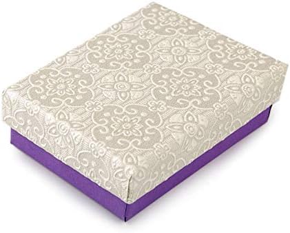 4set Caja Violeta 7x9cm, Joyas, Cajas de Embalaje de Regalo: Amazon.es: Hogar