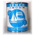Semco Teak Sealer, 1 Quart, Classic Brown