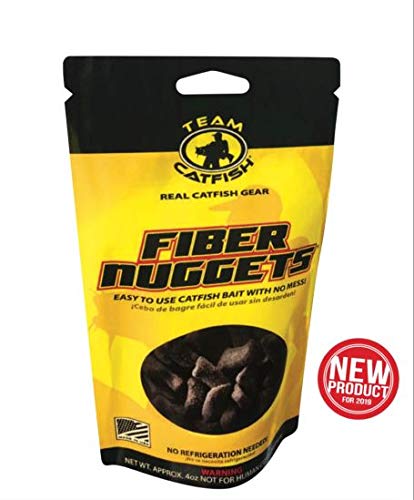 Team Catfish Fiber Nuggets (Best Bait For Big Catfish)