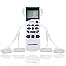 ChoiceMMed Portable TENS Unit - Electronic Pulse Massager - Muscle Stimulator Machine for Women and Men - EMS Electrotherapy Muscle Stimulator - 4 Pads - Electronic Pulse Stimulator