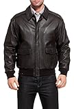 Landing Leathers Air Force Men's A-2 Goatskin Leather Flight Bomber Jacket - XL