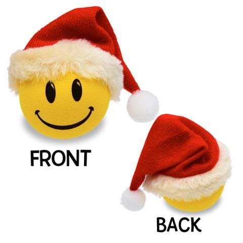 HappyBalls Happy Santa w Hat Car Antenna Topper/Antenna Ball/Mirror Dangler/Desktop Spring Stand