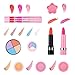 Biulotter 21pcs Kids Makeup Kit for Girls Real Kids Cosmetics Make Up Set with Cute Cosmetic Bag, Eyeshadow/Lip Gloss/Blush, Washable Play Makeup for Little Girls Xmas Birthday