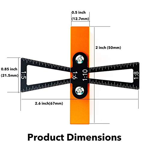 image for Fstop Labs KOTTO Dovetail Marking Jig Marking Gauge Template Woodworki