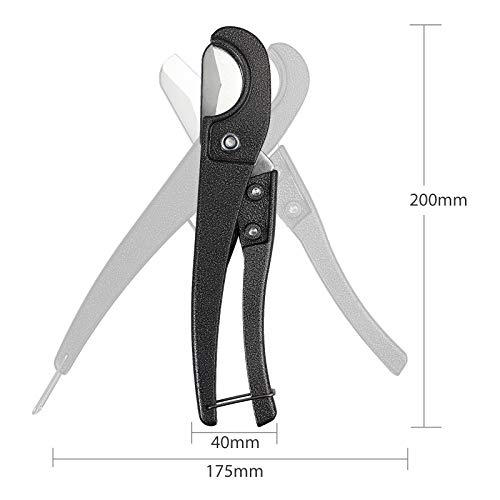 CAMWAY PEX Cinch Tool & PEX Cutter with 50PCS Ear Hose Clamps 1/2" 3/4" for Fastening Stainless Pipe Clamps from 3/8-Inch to 1-Inch - Thumbnail 5
