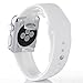 Apple Watch Band, HuanlongTM Soft Silicone Sport Style Replacement Iwatch Strap for Apple Wrist Watch (White 42mm M/l)
