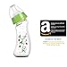 HaloVa Glass Baby Bottle, Anti-colic Feeding Nursing Bottle for Newborn Toddler Infant, Non-toxic, 5 Ounce, Green