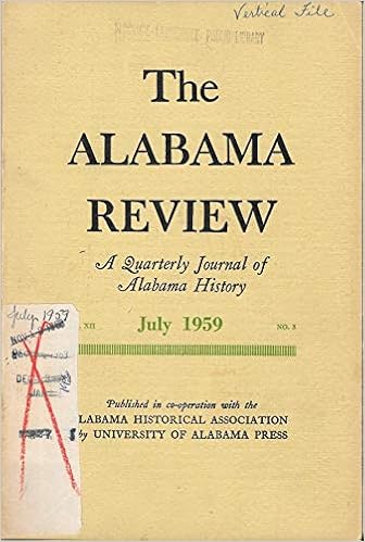 The Alabama Review A Quarterly Journal Of Alabama History July 1959 Volume Xii Number 3 William H Jenkins James L Nichols Adrian George Daniel George V Irons Gordon T Chappell John Moore