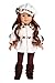 - Marshmallow - 4 Piece 18 inch Doll Outfit - Coat, Hat, Leggings and Boots (Doll Not Included)