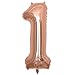 EASUTE 40inch Number 2018 Foil Balloons Graduation Balloons New Year Festival Party Decorations Graduation Event Anniversary Party Supplies (rose gold)