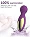 Mini Wand Massager - BOMBEX Mini Q, Rechargeable Personal Massage Wand, 12X Speeds Cordless Portable Deep Tissue Massager for Back Neck Shoulder, Sports Recovery (Charming Purple)