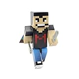 Master Miner Man Action Figure Toy, 4 Inch Custom Series Figurines by EnderToys