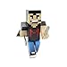 Master Miner Man Action Figure Toy, 4 Inch Custom Series Figurines by EnderToys