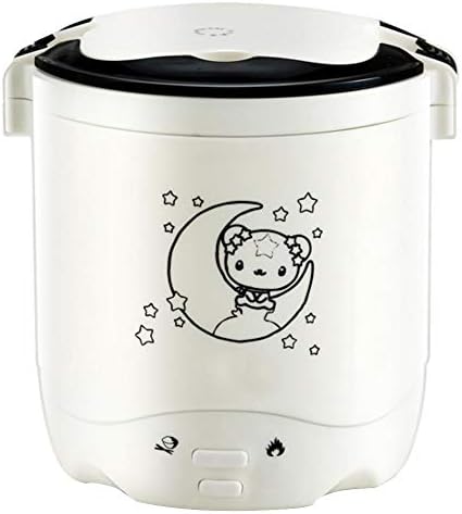 Pultus - Mini Rice Cooker - 1.2L Mini Rice Cooker Steamer, Food Steamer Lunch Box Portable Multi functional Food Heater Steamer for Cooking Rice, Porridge, Nutritious Eggs,Office Outdoor