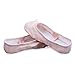 Ballet Slipper Shoes Pointe Canvas Split Sole Practice Ballet Dancing Gymnastics Shoes Ballet Flat Slipper Yoga Shoes US8 Nude