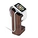 eLander Handcrafted Wood Stand Bracket Docking Station Cradle Holder for All Apple Watch Models Compatible with 38/42mm Series 3 Series 2 Series 1 Sport and Edition (100% Walnut)