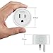 Gosund Mini Smart Plug with Timer Work with Alexa Google Home IFTTT,no Hub Required,ETL and FCC listed Wifi enabled Remote Control Smart Outlet,Only Supports 2.4GHz Network (2 Pack)