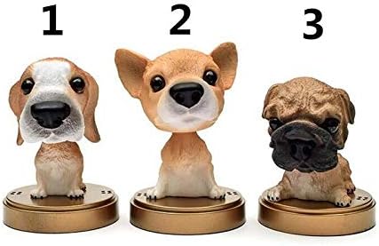 Fablcrew 11 7 5cm 1 Statuetta Decorativa Per Auto A Forma Di Cane Che Si Muove La Testa In Resina Che Scuote La Testa Ornamento Per Auto Stile C Decorazioni Per Interni Soprammobili