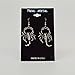 Gothic Scorpion Dangle Earrings Silver Finish Pewter