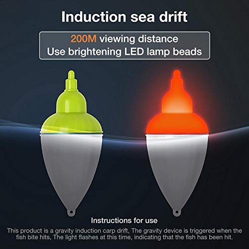 funnyfeng LED Engel Schwimmer, Posen Angeln Set Schwimmt Kit mit Leuchtende Nacht, Allround Posen Friedfischposen Angeln… – Bild 8
