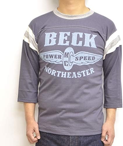 Amazon トイズマッコイ Toys Mccoy Tmc30 7分袖ｔシャツ ネイビー色 フットボールシャツ ベック Football Shirt Beck Northeaster メンズ トップス Tシャツ カットソー 通販