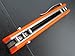 Eafengrow EF221 Folding Knife Pocket Knives D2 Blade and G10 Handle EDC Tool Knife (Orange)